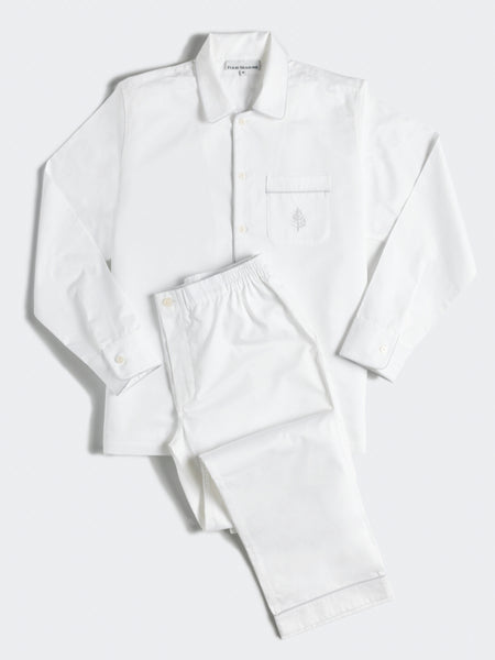 White pyjamas mens sale