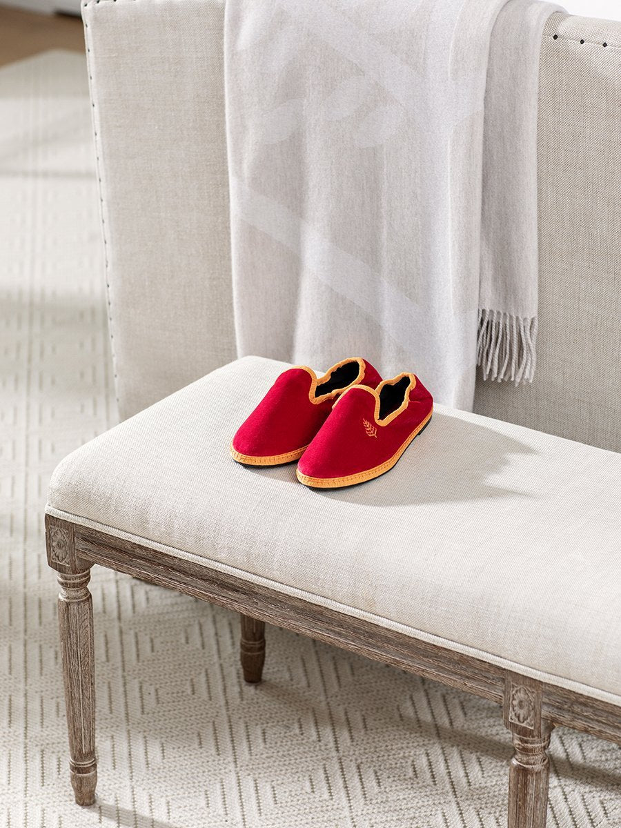 Velvet Slippers - Four Seasons At Home